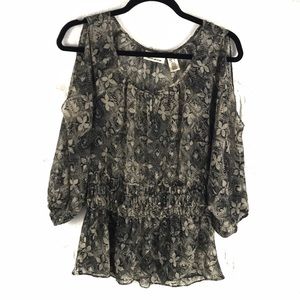 DKNY JEANS Open shoulder Top